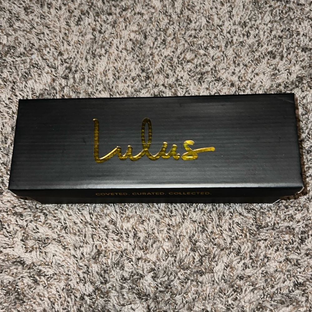 Brand New Black LuLu Sandals